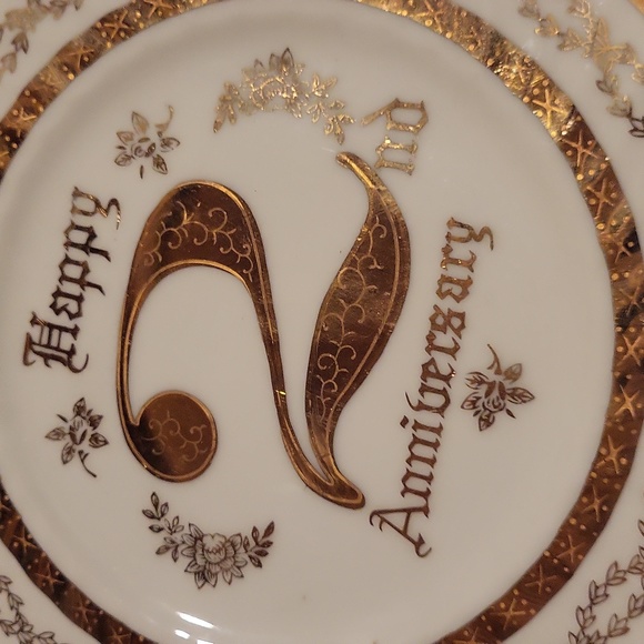 Norcrest Fine China 2nd Anniversary plate - Picture 3 of 3